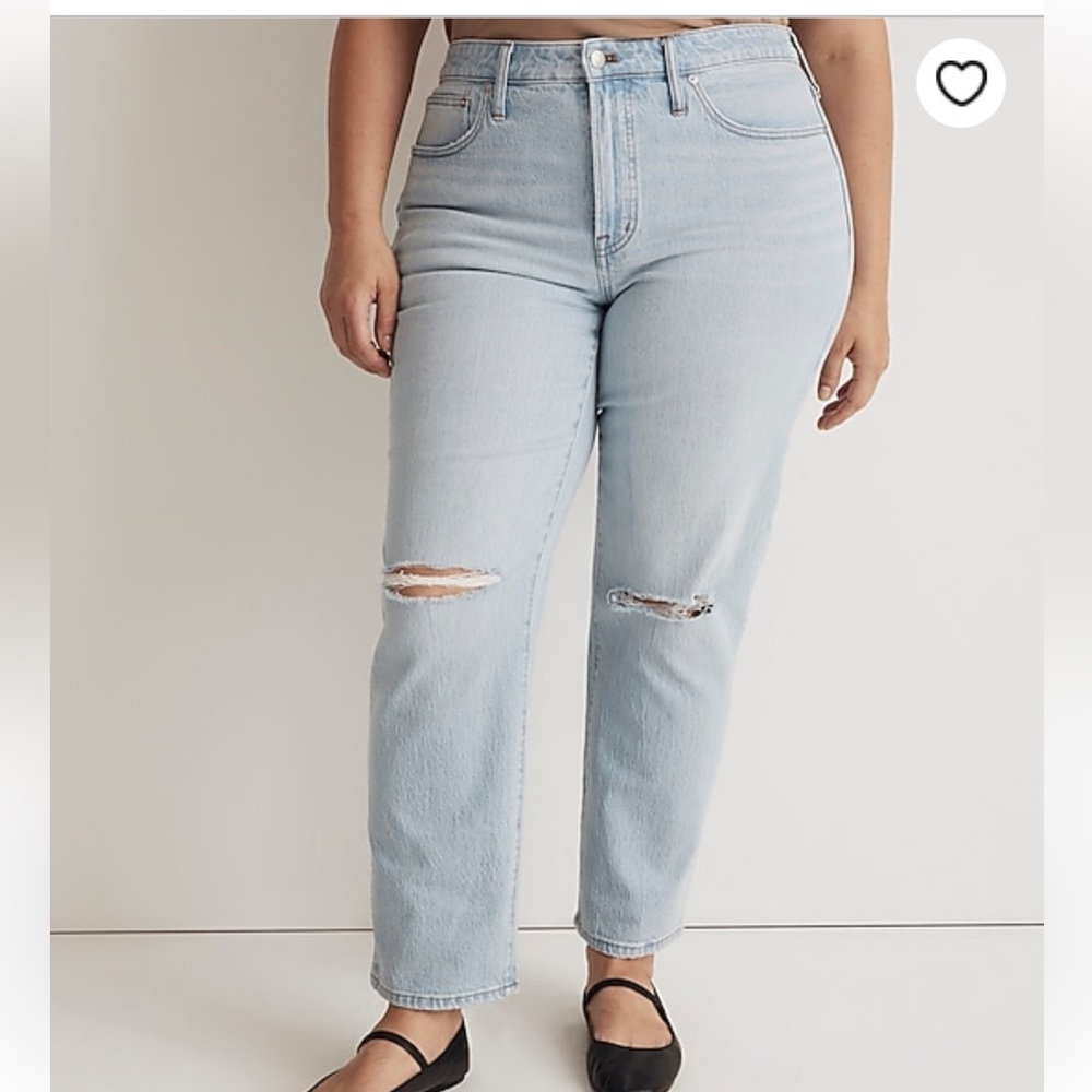 Madewell The Perfect Vintage Straight Jean in Westanna Wash